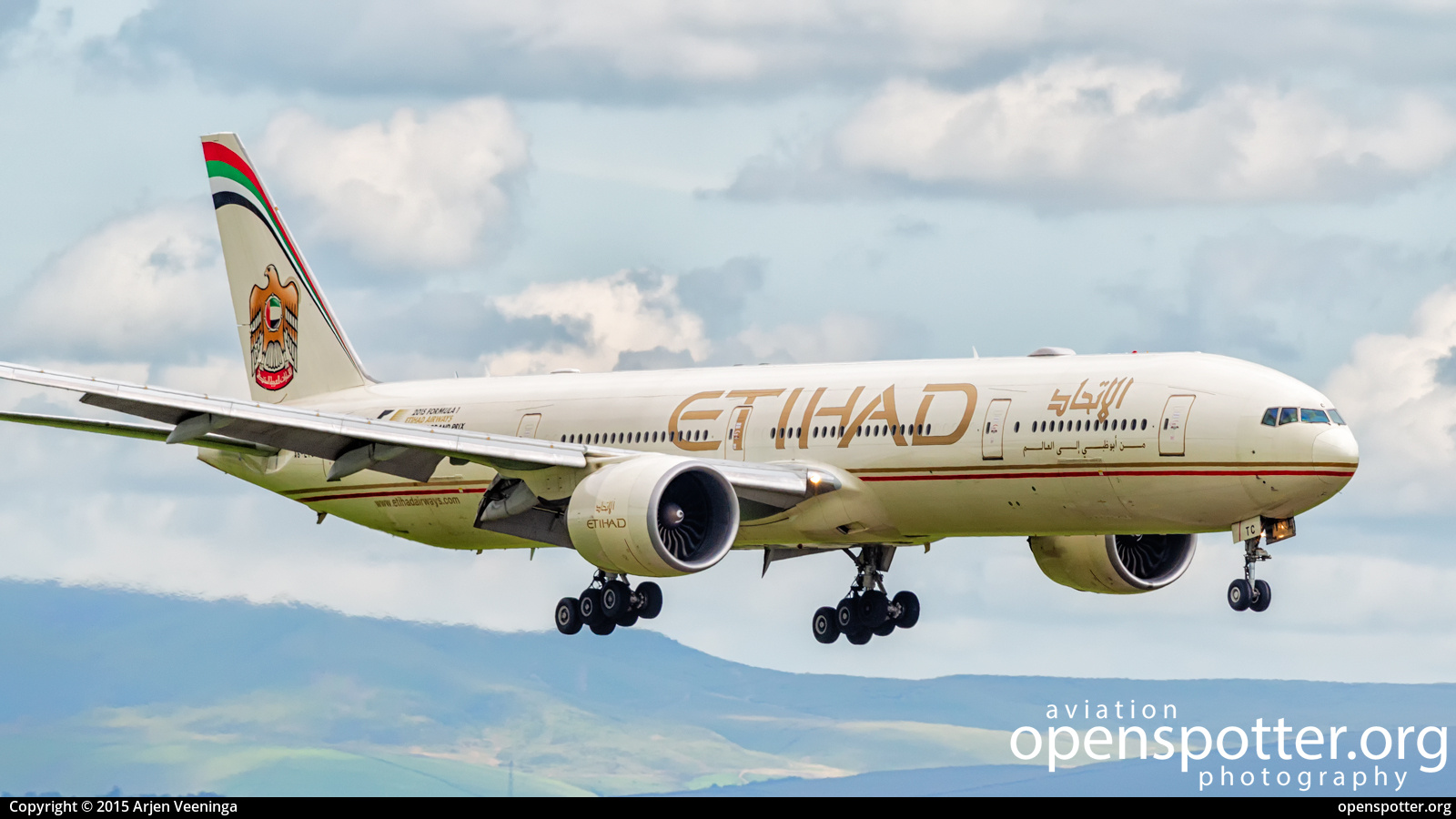 A6-ETC - Etihad Airways Boeing 777-3FX(ER) at Manchester Airport (MAN/EGCC) taken by Arjen Veeninga | openspotter.org | ID: 90169
