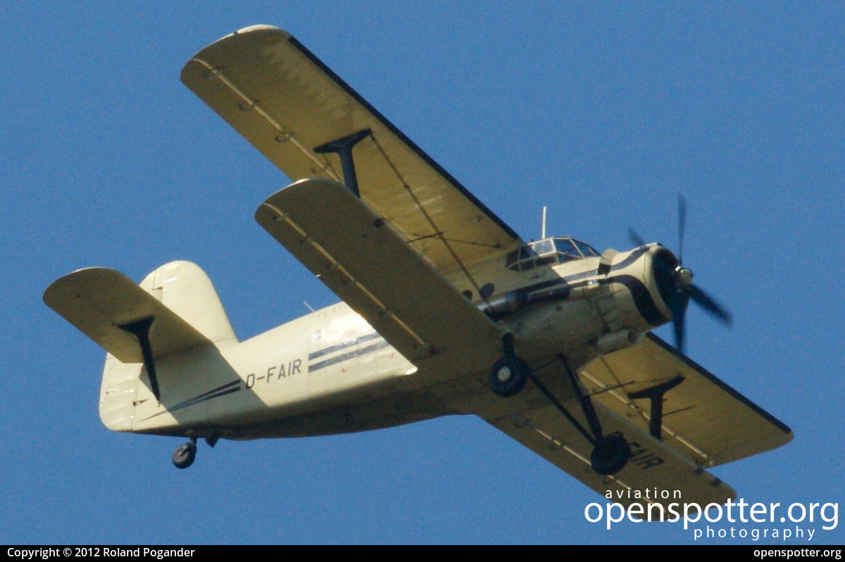 D-FAIR - Classic Wings Antonov An-2 at Berlin-Schönefeld International Airport (SXF/EDDB) taken by Roland Pogander | openspotter.org | ID: 3172