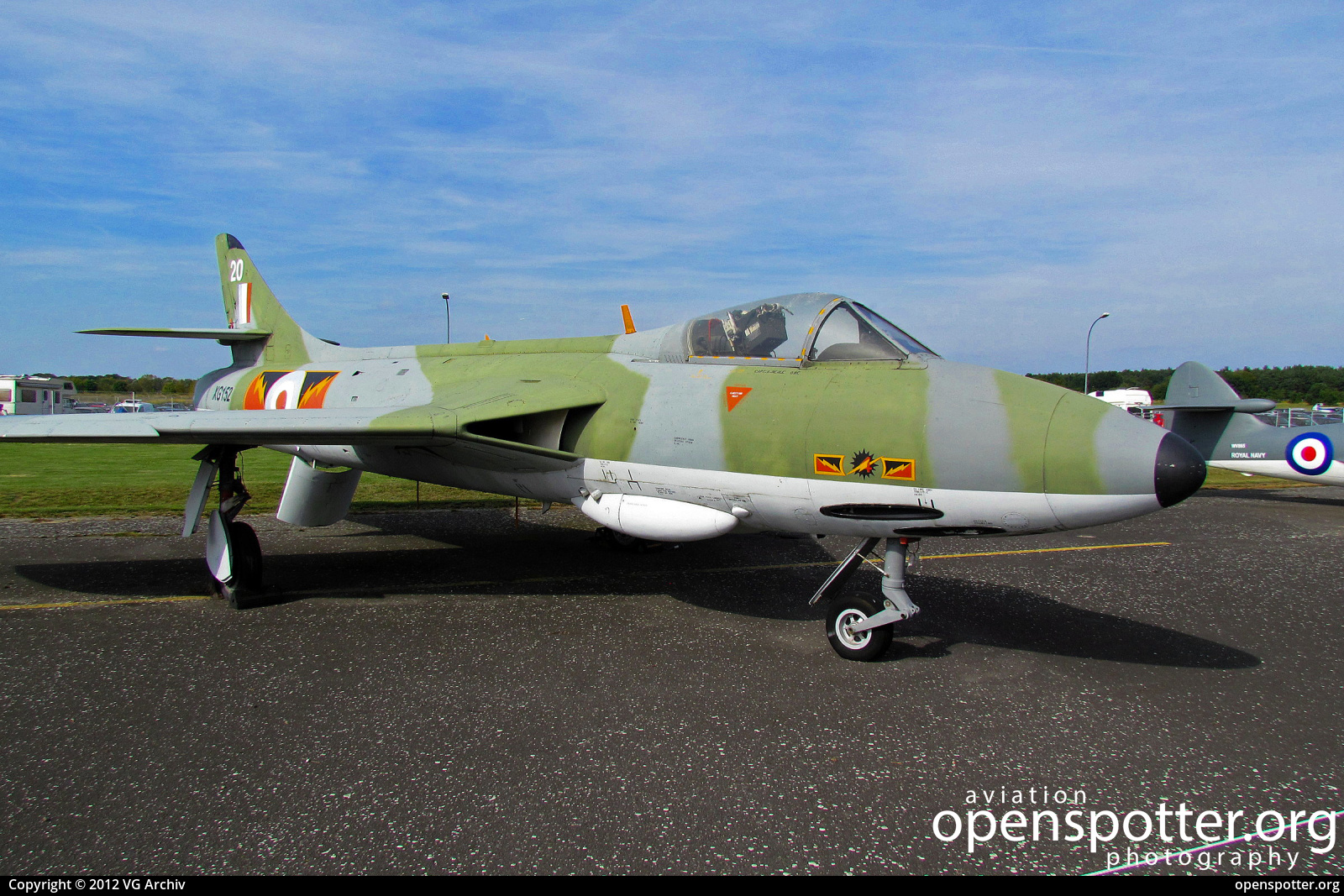 XG152 - Royal Air Force Hawker Hunter F.6A at RAF Gatow (GWW/EDBG) taken by VG Archiv | openspotter.org | ID: 72179