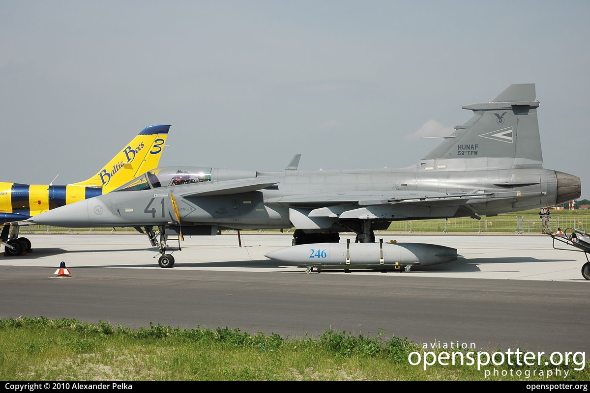 41 - Hungarian Air Force Saab JAS-39C Gripen at Berlin-Schönefeld International Airport (SXF/EDDB) taken by Alexander Pelka | openspotter.org | ID: 11617