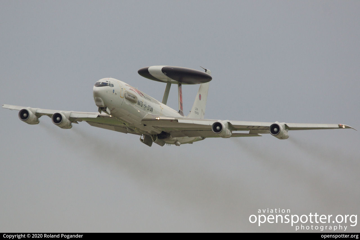 LX-N90458 - NATO / OTAN	 Boeing E-3A Sentry (707-320B) at Berlin-Schönefeld International Airport (SXF/EDDB) taken by Roland Pogander | openspotter.org | ID: 69604