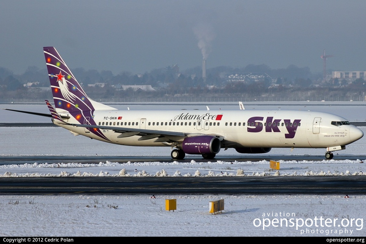 TC-SKN - Sky Airlines Boeing 737-94X(ER)(WL) at Düsseldorf International Airport (DUS/EDDL) taken by Cedric Polan | openspotter.org | ID: 5108