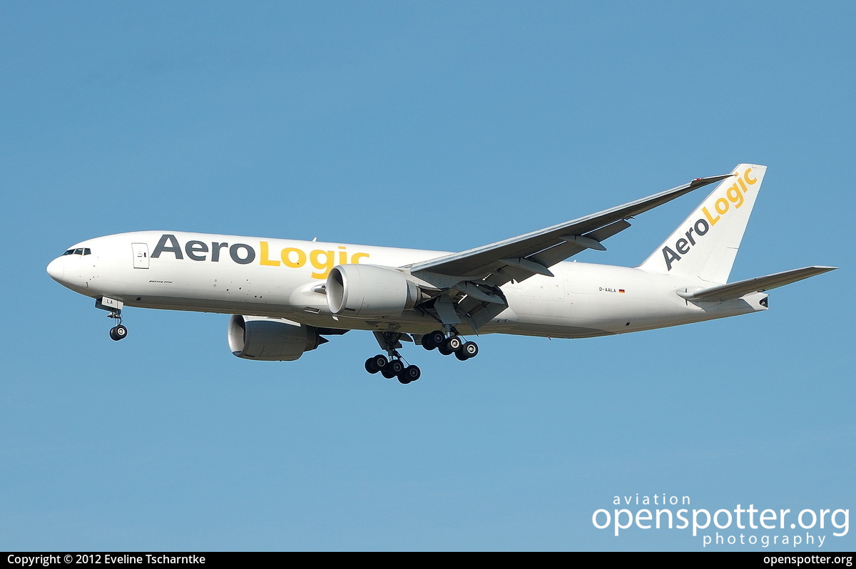 D-AALA - Aerologic Boeing 777-FZN at Leipzig/Halle Airport (LEJ/EDDP) taken by Eveline Tscharntke | openspotter.org | ID: 4567