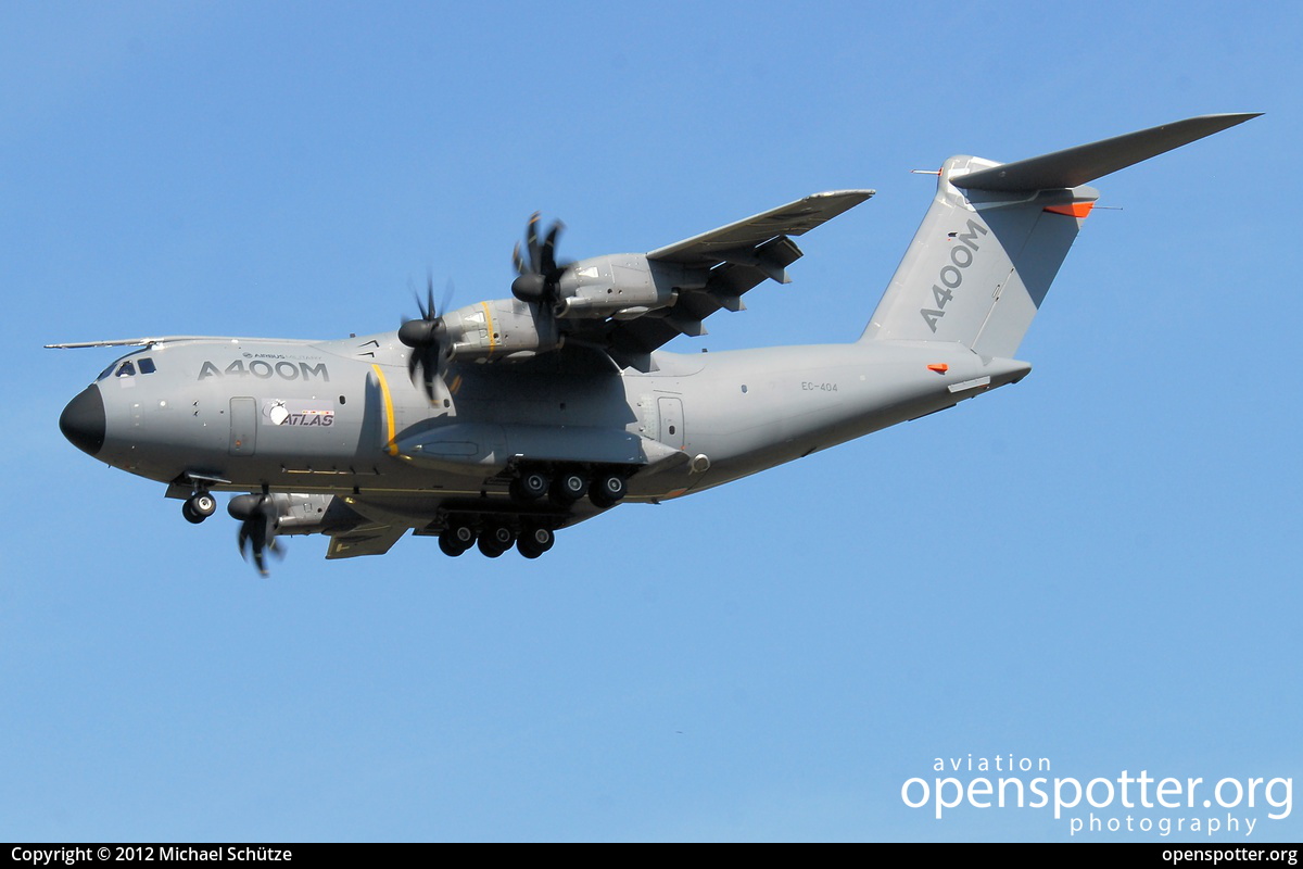 EC-404 - Airbus Military Airbus A400M at Berlin-Schönefeld International Airport (SXF/EDDB) taken by Michael Schütze | openspotter.org | ID: 11715