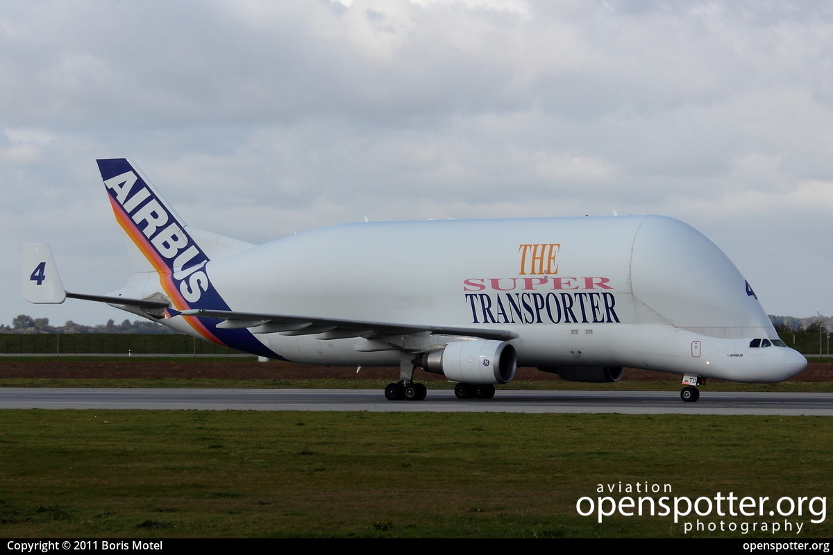 F-GSTD - Airbus Transport International Airbus A300-608ST Beluga (F) at Hamburg Finkenwerder Airport (XFW/EDHI) taken by Boris Motel | openspotter.org | ID: 1782