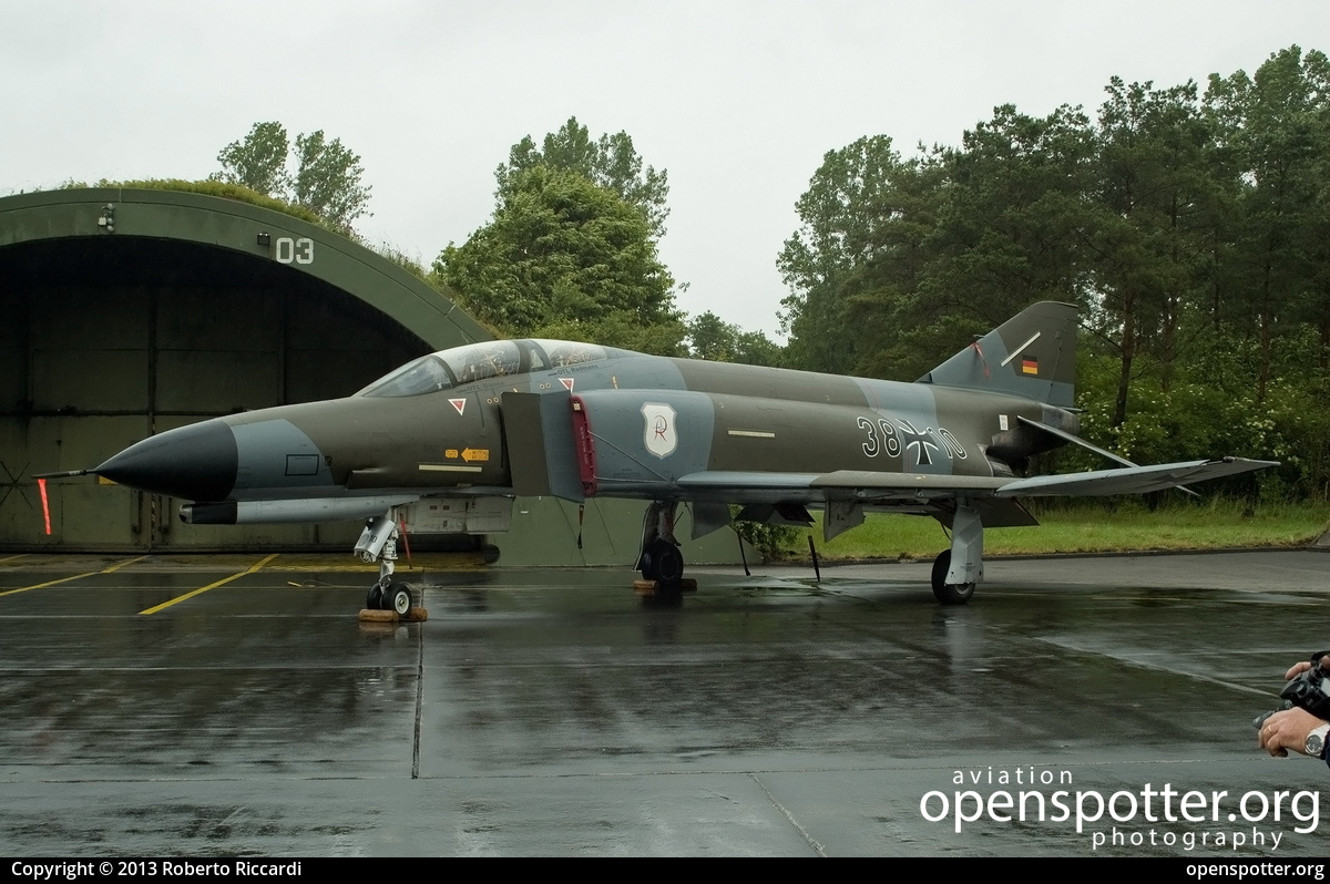 38+10 - German Air Force (Luftwaffe) McDonnell Douglas F-4F Phantom II at Fliegerhorst Wittmundhafen (ETNT) taken by Roberto Riccardi | openspotter.org | ID: 8854