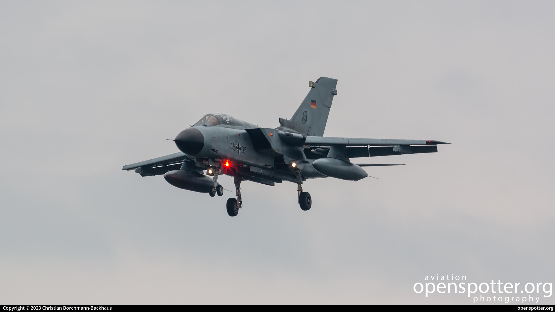 45+35 - German Air Force (Luftwaffe) Panavia Tornado IDS at Fliegerhorst Holzdorf (ETSH) taken by Christian Borchmann-Backhaus | openspotter.org | ID: 86852