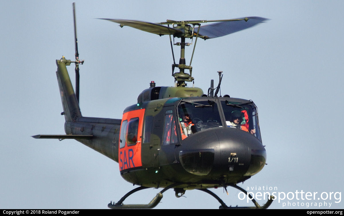 71+11 - German Army (Heer) Bell (Dornier) UH-1D (205) at Berlin-Schönefeld International Airport (SXF/EDDB) taken by Roland Pogander | openspotter.org | ID: 53136
