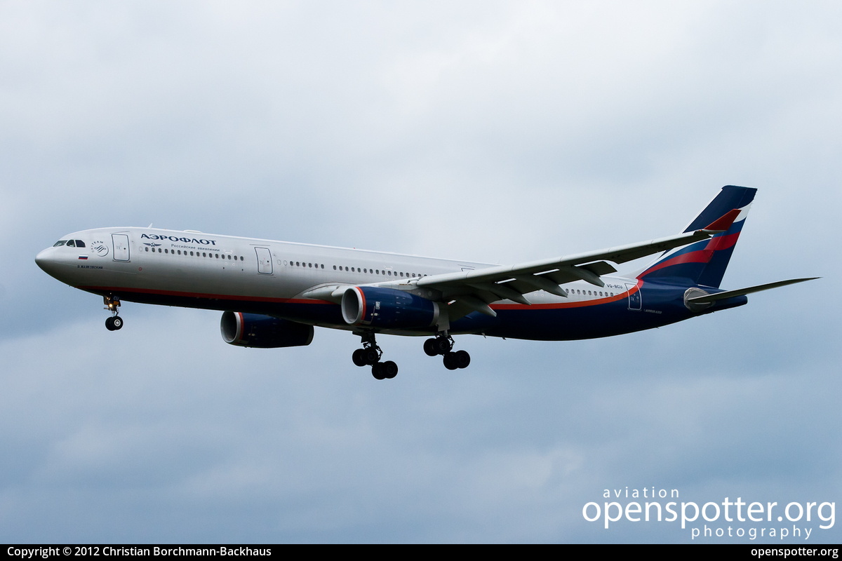 VQ-BCU - Aeroflot Russian Airlines Airbus A330-343X at Berlin-Schönefeld International Airport (SXF/EDDB) taken by Christian Borchmann-Backhaus | openspotter.org | ID: 3264