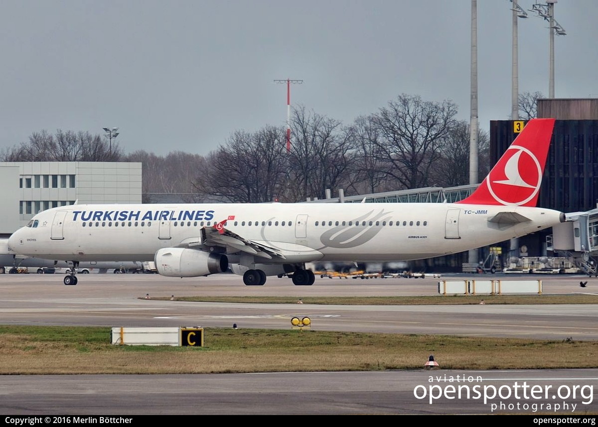 TC-JMM - Turkish Airlines Airbus A321-231 at Hanover-Langenhagen Airport (HAJ/EDDV) taken by Merlin Böttcher | openspotter.org | ID: 37262