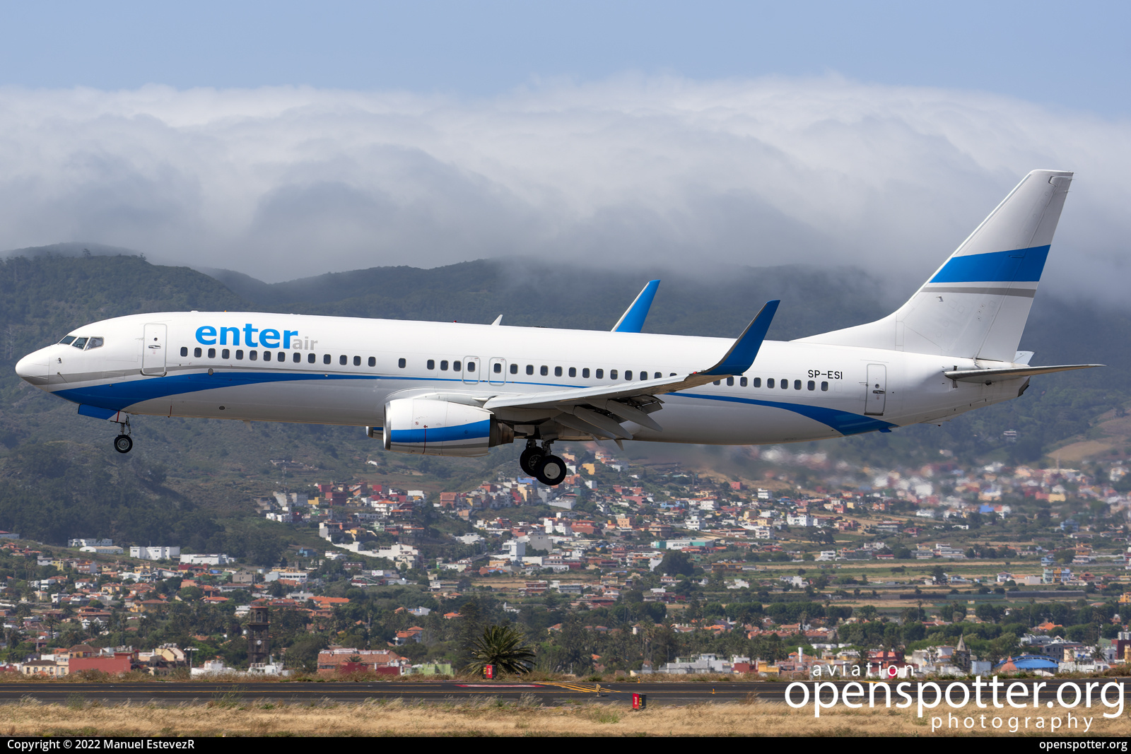 SP-ESI - Enter Air Boeing 737-8Q8 at Tenerife North Airport (Los Rodeos Airport) (TFN/GCXO) taken by Manuel EstevezR | openspotter.org | ID: 79607