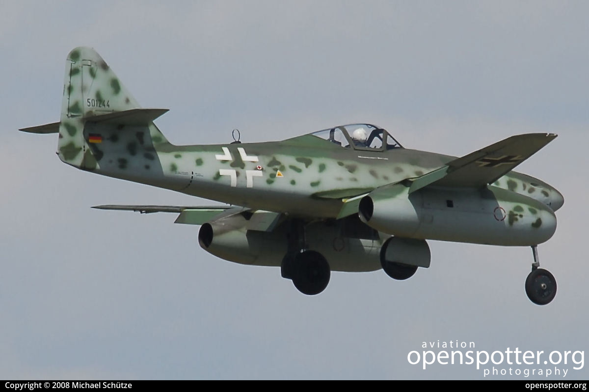 D-IMTT - Messerschmitt Stiftung Messerschmitt Me-262A-1C at Berlin-Schönefeld International Airport (SXF/EDDB) taken by Michael Schütze | openspotter.org | ID: 12711