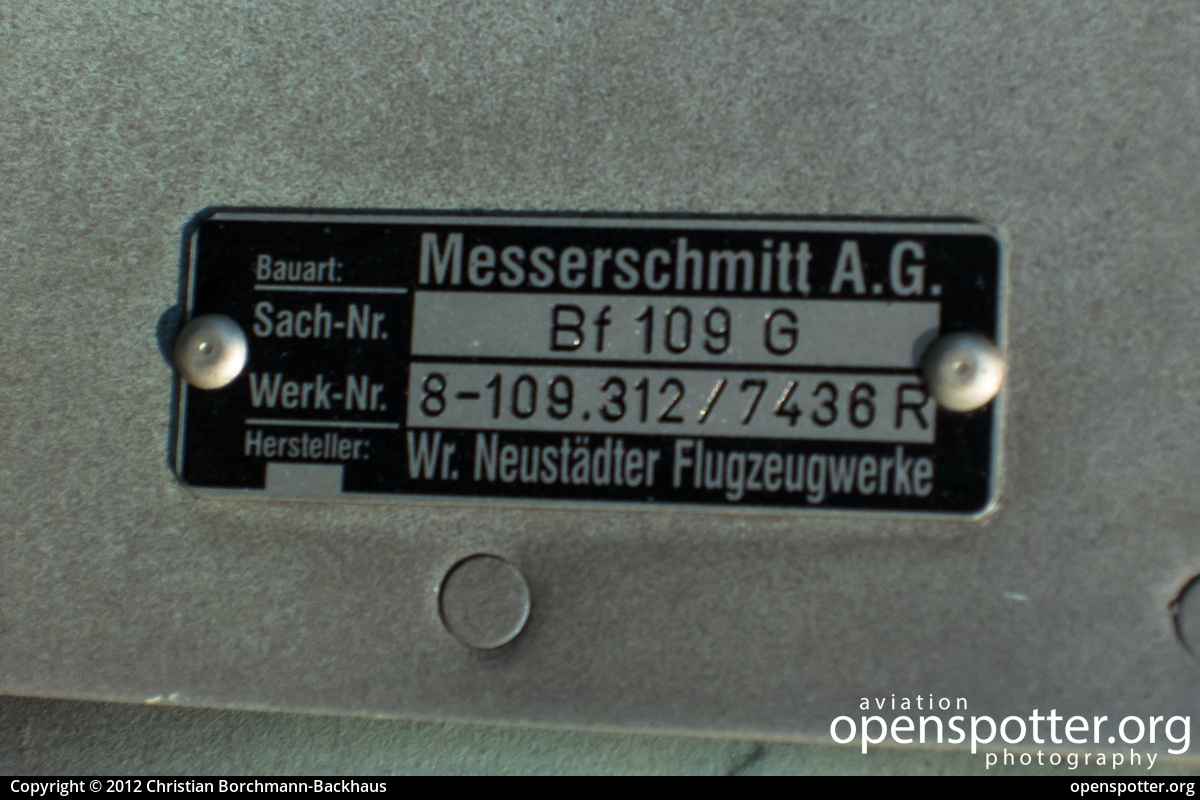 D-FWME - Messerschmitt Stiftung Messerschmitt Bf-109 G4 at Berlin-Schönefeld International Airport (SXF/EDDB) taken by Christian Borchmann-Backhaus | openspotter.org | ID: 4184