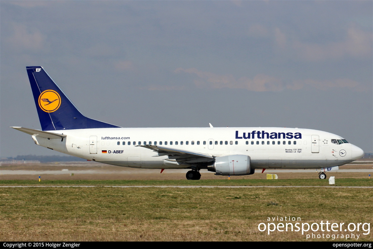 D-ABEF - Lufthansa Boeing 737-130 at Leipzig/Halle Airport (LEJ/EDDP) taken by Holger Zengler | openspotter.org | ID: 22417