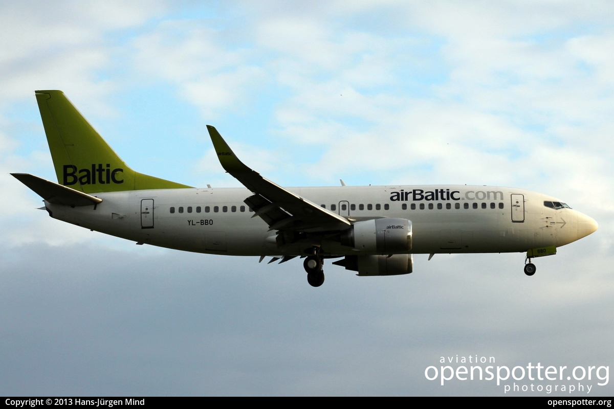 YL-BBO - Air Baltic Boeing 737-33V(WL) at Berlin-Tegel Airport (TXL/EDDT) taken by Hans-Jürgen Mind | openspotter.org | ID: 8882