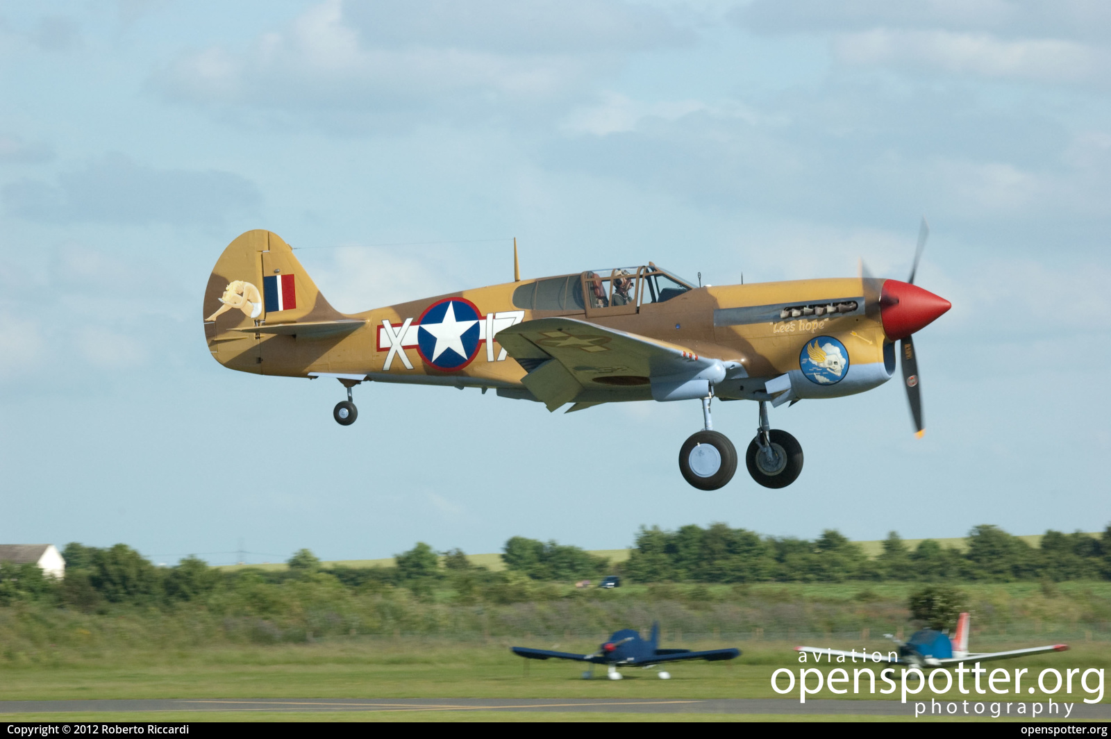 G-CGZP - The Fighter Collection Curtiss P-40F Warhawk at Duxford Airport (QFO/EGSU) taken by Roberto Riccardi | openspotter.org | ID: 41601