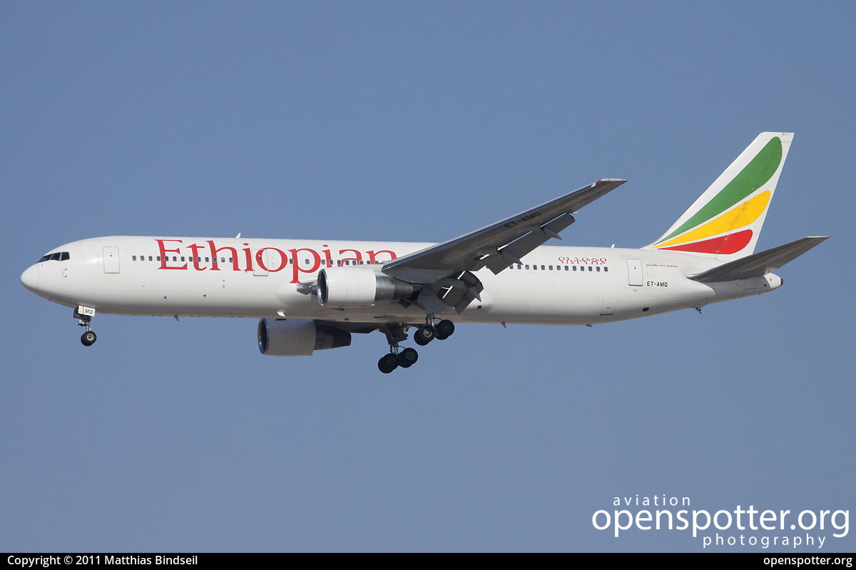 ET-AMQ - Ethiopian Airlines Boeing 767-33A(ER) at Dubai International Airport (DXB/OMDB) taken by Matthias Bindseil | openspotter.org | ID: 26275