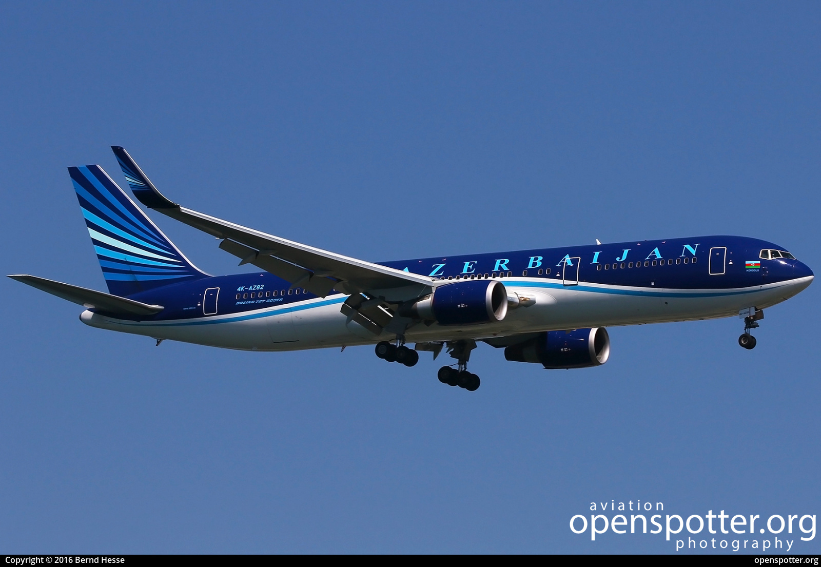 4K-AZ82 - Azerbaijan Airlines Boeing 767-32L(ER)(WL) at Atatürk International Airport (Yesilköy International) (IST/LTBA) taken by Bernd Hesse | openspotter.org | ID: 41146