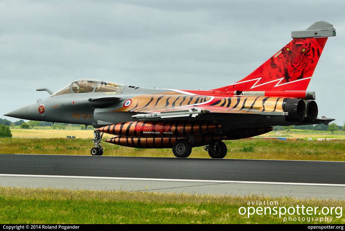 113-GU - France Air Force (Armée de l'Air) Dassault Rafale C at Fliegerhorst Schleswig-Jagel (WBG/ETNS) taken by Roland Pogander | openspotter.org | ID: 20390