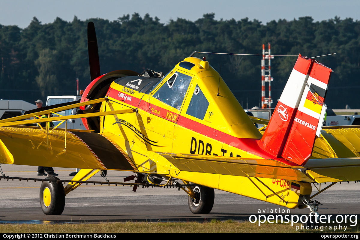 D-FOAB - Gehling Flugtechnik PZL-Okecie PZL-106AR/2M Kruk at Berlin-Schönefeld International Airport (SXF/EDDB) taken by Christian Borchmann-Backhaus | openspotter.org | ID: 4232