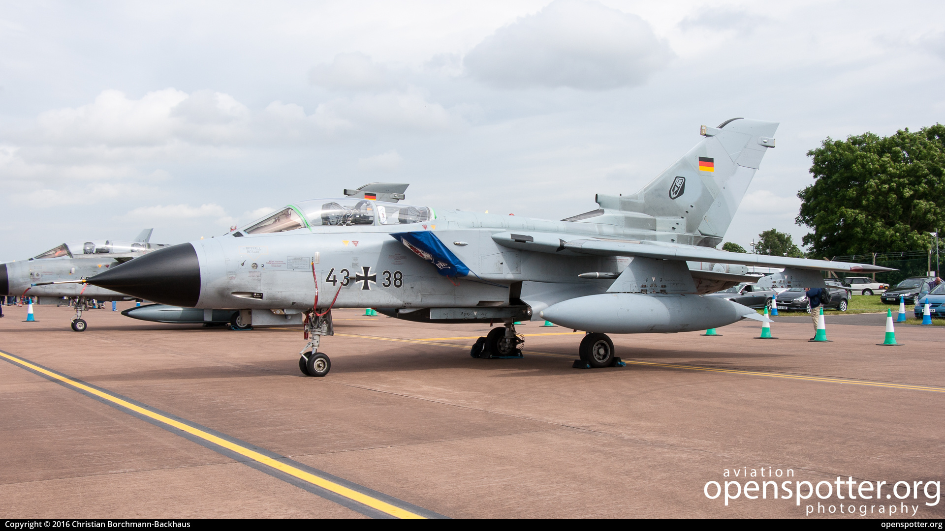 43+38 - German Air Force (Luftwaffe) Panavia Tornado IDS at RAF Fairford (FFD/EGVA) taken by Christian Borchmann-Backhaus | openspotter.org | ID: 66341