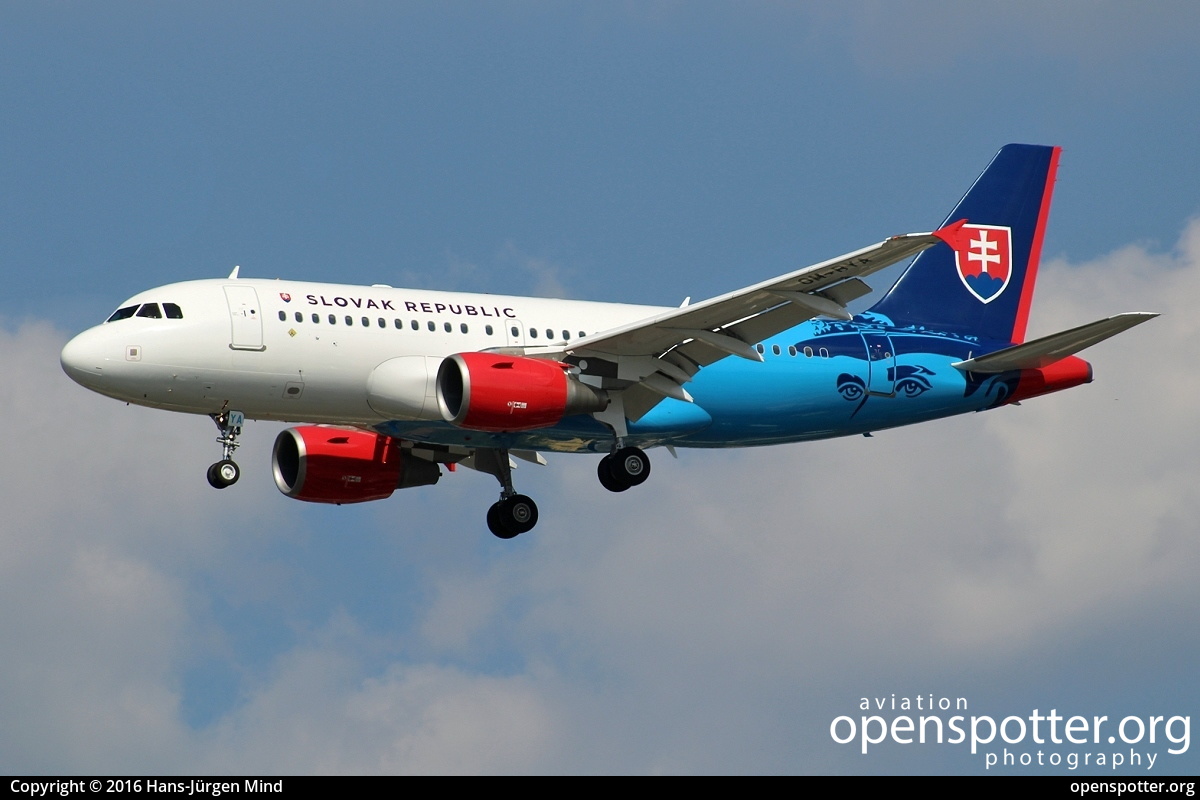 OM-BYA - Slovak Air Force Airbus A319-115(CJ) at Berlin-Tegel Airport (TXL/EDDT) taken by Hans-Jürgen Mind | openspotter.org | ID: 31758