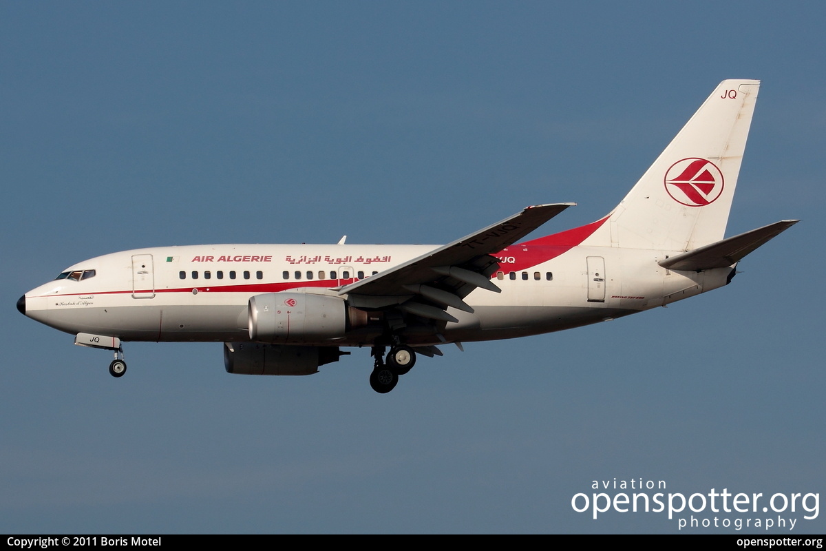 7T-VJQ - Air Algérie Boeing 737-6D6 at Frankfurt International Airport (FRA/EDDF) taken by Boris Motel | openspotter.org | ID: 3703