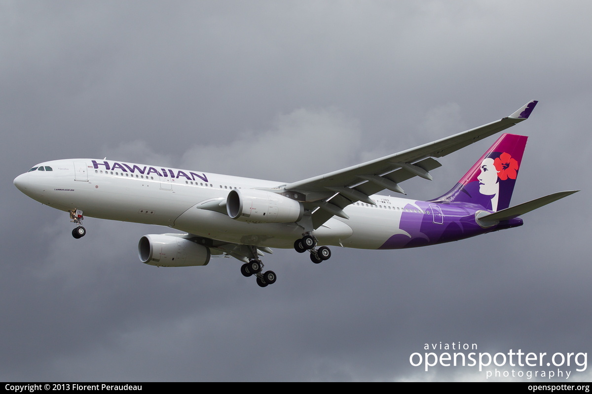 N390HA - Hawaiian Airlines Airbus A330-243 at Toulouse Blagnac International Airport (TLS/LFBO) taken by Florent Peraudeau | openspotter.org | ID: 6393