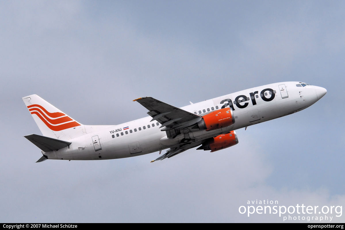 YU-ANJ - Aero Contractors Boeing 737-3H9 at Berlin-Tegel Airport (TXL/EDDT) taken by Michael Schütze | openspotter.org | ID: 9966