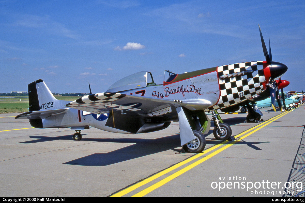 G-HAEC - Private / Untitled Commonwealth CA-18 Mustang (P-51D) at Berlin-Schönefeld International Airport (SXF/EDDB) taken by Ralf Manteufel | openspotter.org | ID: 3942