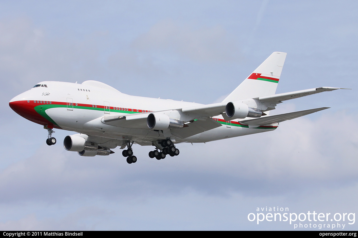 A4O-SO - Oman Royal Flight Boeing 747SP-27 at Berlin-Tegel Airport (TXL/EDDT) taken by Matthias Bindseil | openspotter.org | ID: 8565