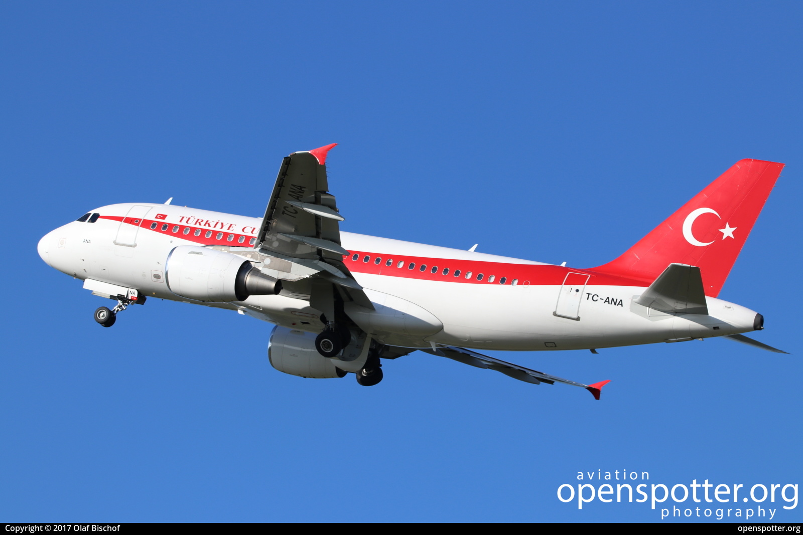 TC-ANA - Turkish Air Force Airbus A319-115(CJ) at Hamburg Airport (Fuhlsbüttel Airport) (HAM/EDDH) taken by Olaf Bischof | openspotter.org | ID: 45146