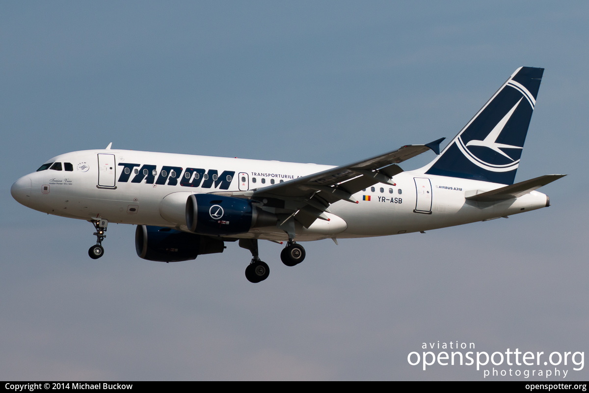 YR-ASB - Tarom Airbus A318-111 at Frankfurt International Airport (FRA/EDDF) taken by Michael Buckow | openspotter.org | ID: 28072