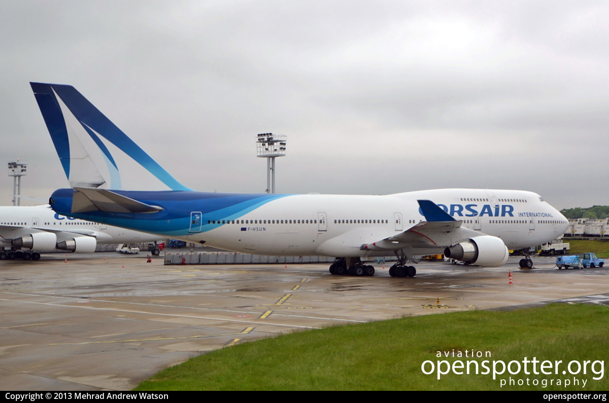 F-HSUN - Corsair Boeing 747-422 at Orly International Airport (ORY/LFPO) taken by Mehrad Andrew Watson | openspotter.org | ID: 7687