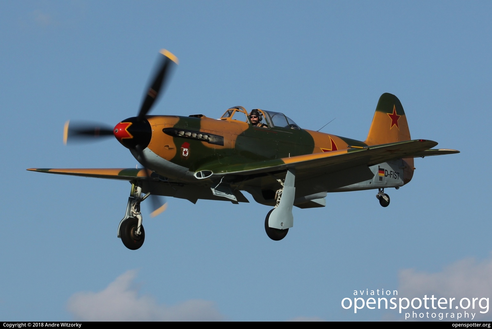 D-FIST - Private / Untitled Yakovlev Yak-9U-M at Flugplatz Bienenfarm (EDOI) taken by Andre Witzorky | openspotter.org | ID: 56870
