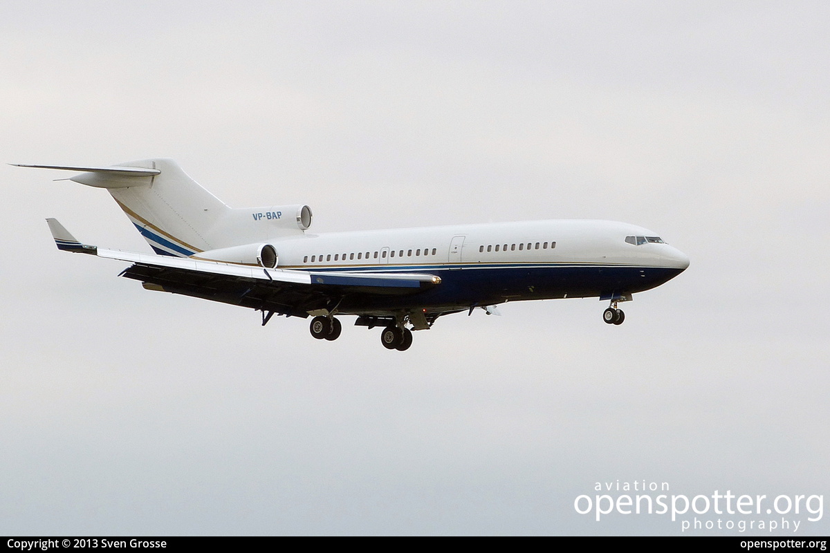 VP-BAP - Private / Untitled Boeing 727-21RE at Berlin-Schönefeld International Airport (SXF/EDDB) taken by Sven Grosse | openspotter.org | ID: 9390