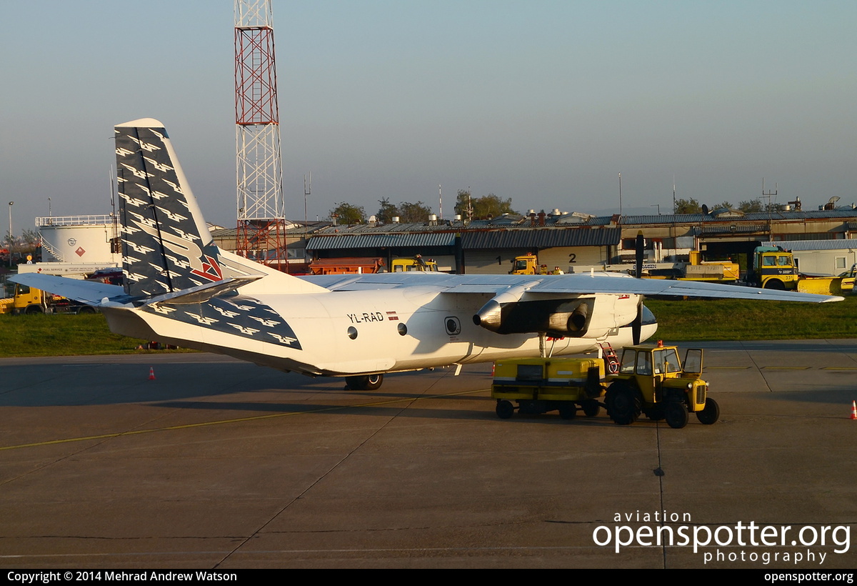 YL-RAD - RAF-Avia Antonov An-26B at Belgrade Nikola Tesla Airport (BEG/LYBE) taken by Mehrad Andrew Watson | openspotter.org | ID: 18871