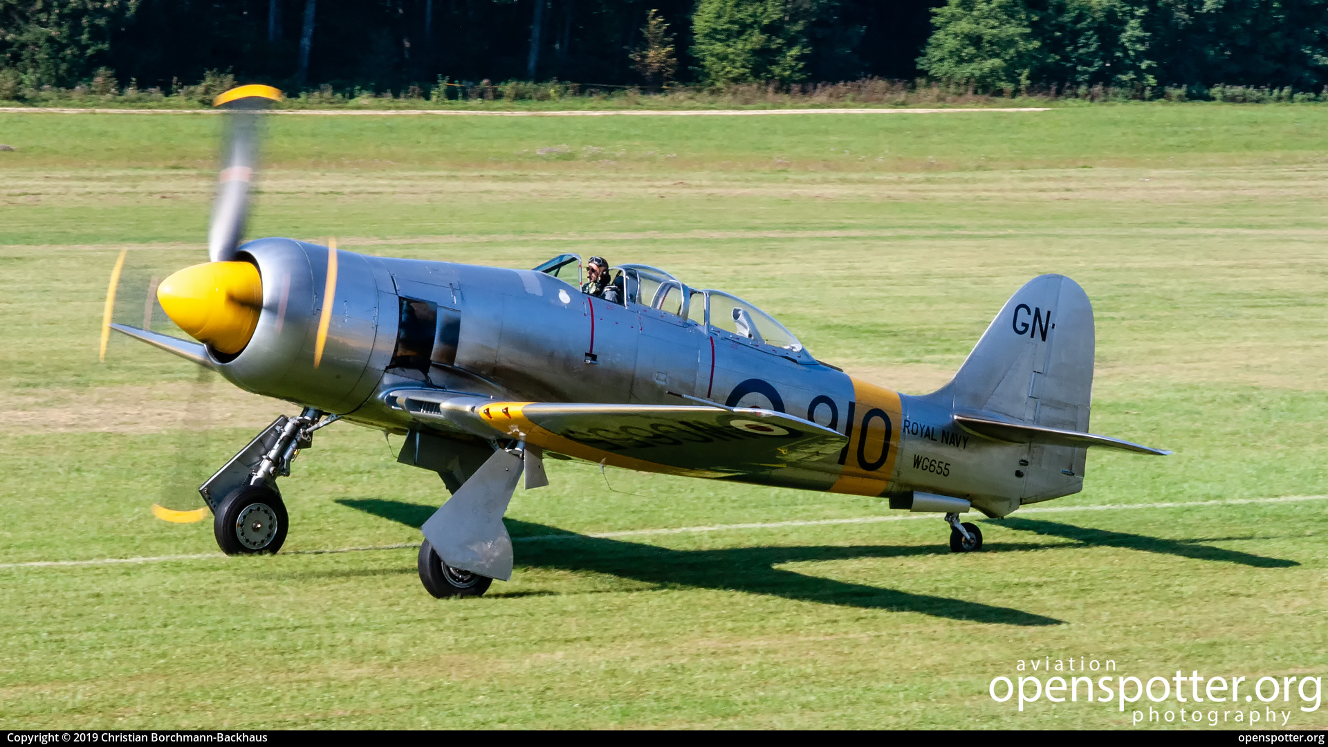 G-INVN - Private / Untitled Hawker Sea Fury T.20 at Flugplatz Hahnweide (EDST) taken by Christian Borchmann-Backhaus | openspotter.org | ID: 66174