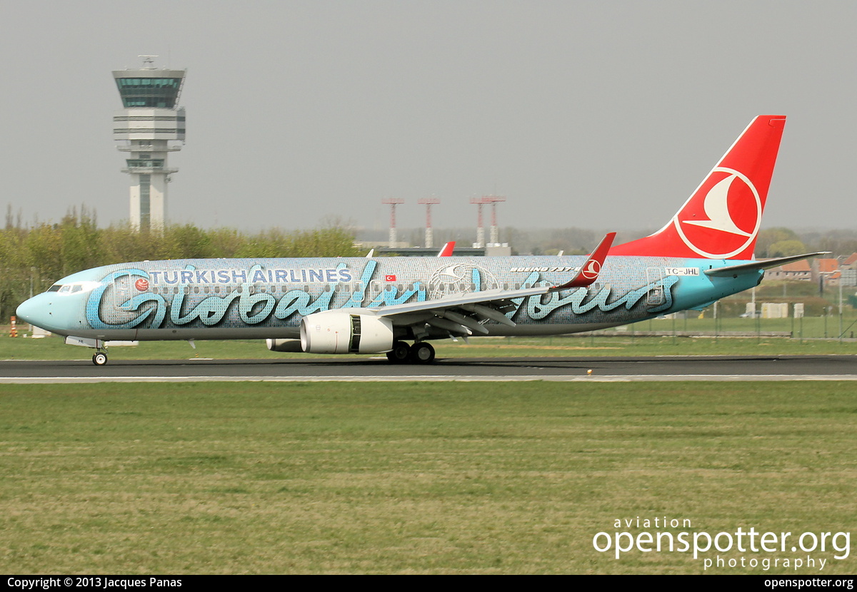 TC-JHL - Turkish Airlines Boeing 737-8F2(WL) at Brussels Airport (Zaventem Airport) (BRU/EBBR) taken by Jacques Panas | openspotter.org | ID: 14046