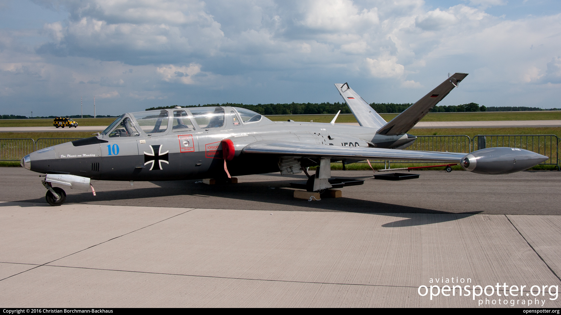 D-IFCC - Private / Untitled Fouga CM-170R Magister at Berlin-Schönefeld International Airport (SXF/EDDB) taken by Christian Borchmann-Backhaus | openspotter.org | ID: 66404