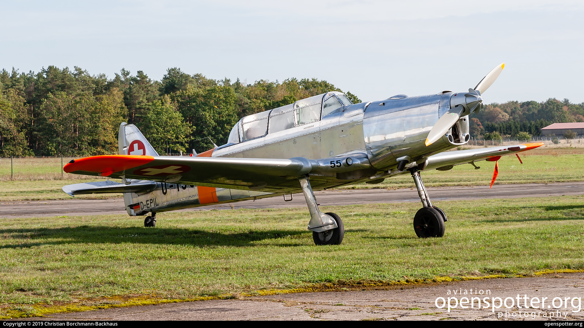 D-EPIL - Private / Untitled PILATUS P-2 at Heringsdorf Airport (HDF/EDAH) taken by Christian Borchmann-Backhaus | openspotter.org | ID: 64810
