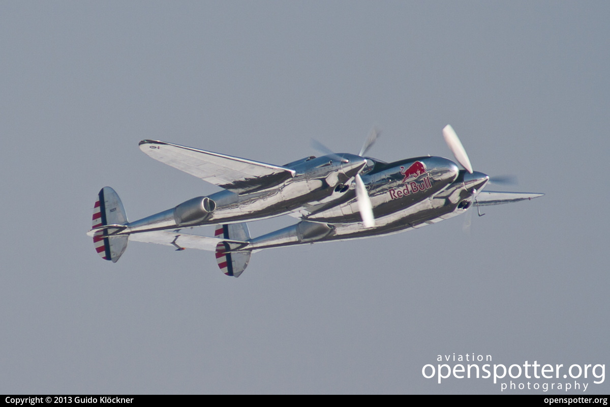 N25Y - Red Bull - The Flying Bulls Lockheed P-38L-5LD Lightning at Salzburg Airport (SZG/LOWS) taken by Guido Klöckner | openspotter.org | ID: 6548