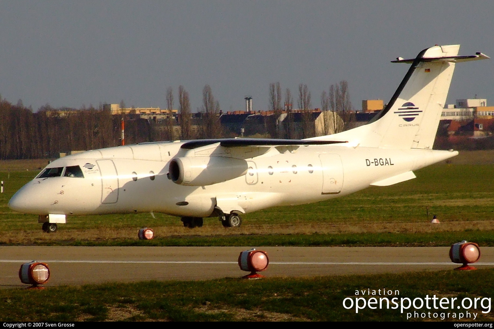 D-BGAL - Cirrus Airlines Dornier Do-328JET-300 at Berlin-Tempelhof International Airport (THF/EDDI) taken by Sven Grosse | openspotter.org | ID: 45686