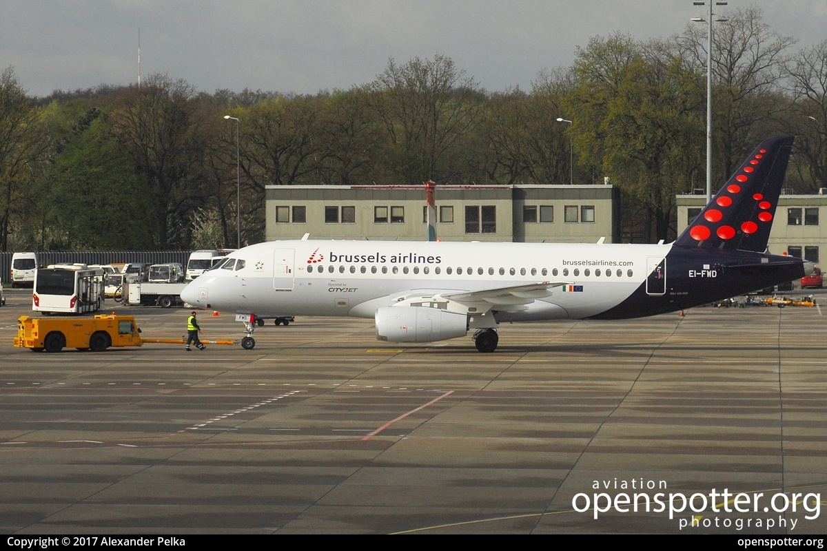 EI-FWD - Brussels Airlines Sukhoi Superjet 100-95B at Berlin-Tegel Airport (TXL/EDDT) taken by Alexander Pelka | openspotter.org | ID: 42223