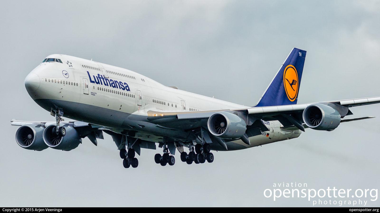 D-ABYH - Lufthansa Boeing 747-830 at Frankfurt International Airport (FRA/EDDF) taken by Arjen Veeninga | openspotter.org | ID: 90241