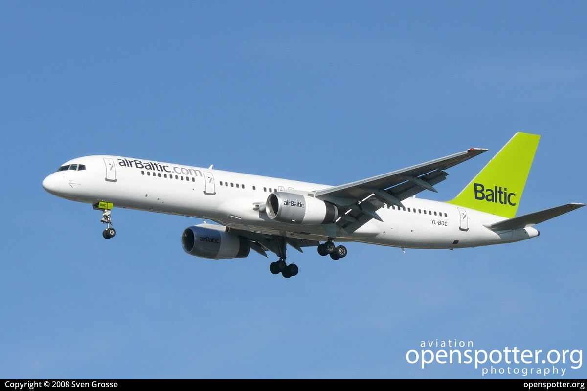 YL-BDC - Air Baltic Boeing 757-256(WL) at Berlin-Tegel Airport (TXL/EDDT) taken by Sven Grosse | openspotter.org | ID: 11231