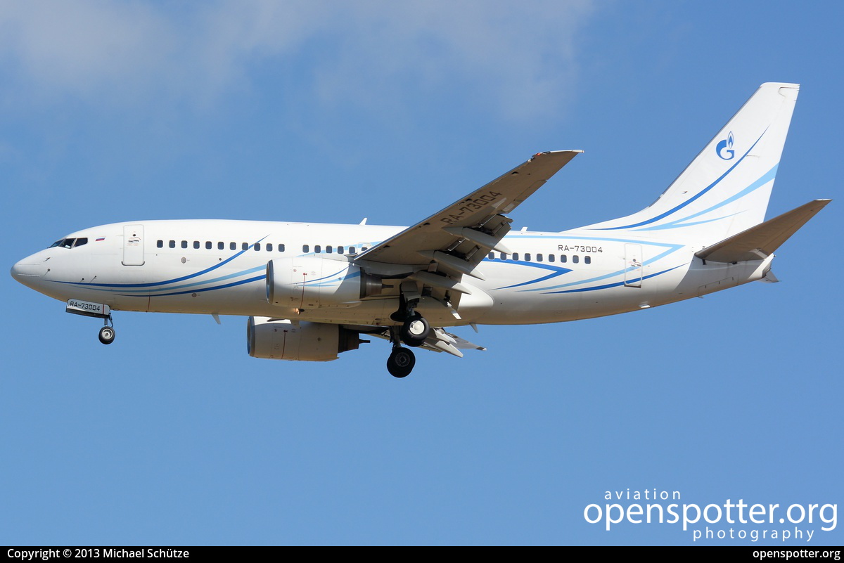 RA-73004 - Gazpromavia Boeing 737-76N at Berlin-Schönefeld International Airport (SXF/EDDB) taken by Michael Schütze | openspotter.org | ID: 8602