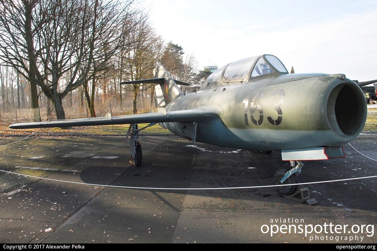 163 - Luftstreitkräfte der DDR (East German Air Force) Mikoyan-Gurevich MiG-15UTI Midget at RAF Gatow (GWW/EDBG) taken by Alexander Pelka | openspotter.org | ID: 37726