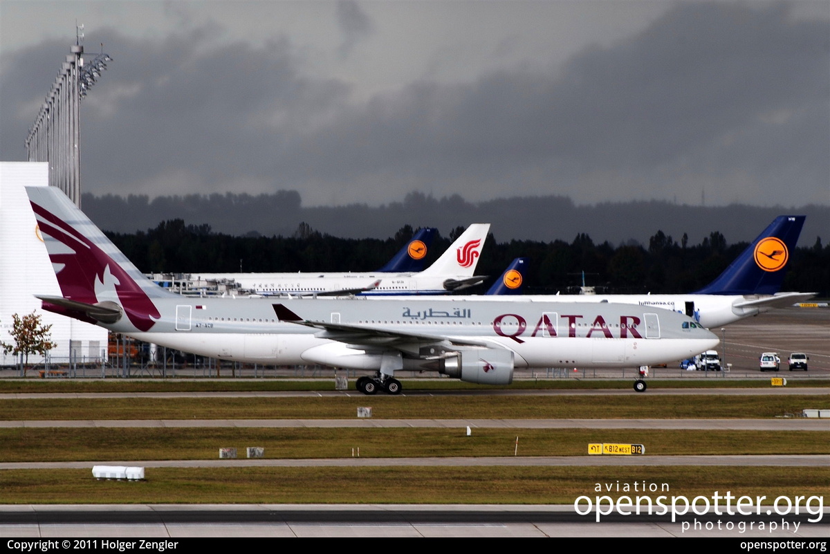 A7-ACB - Qatar Airways Airbus A330-202 at Franz Josef Strauss International Airport (MUC/EDDM) taken by Holger Zengler | openspotter.org | ID: 10572