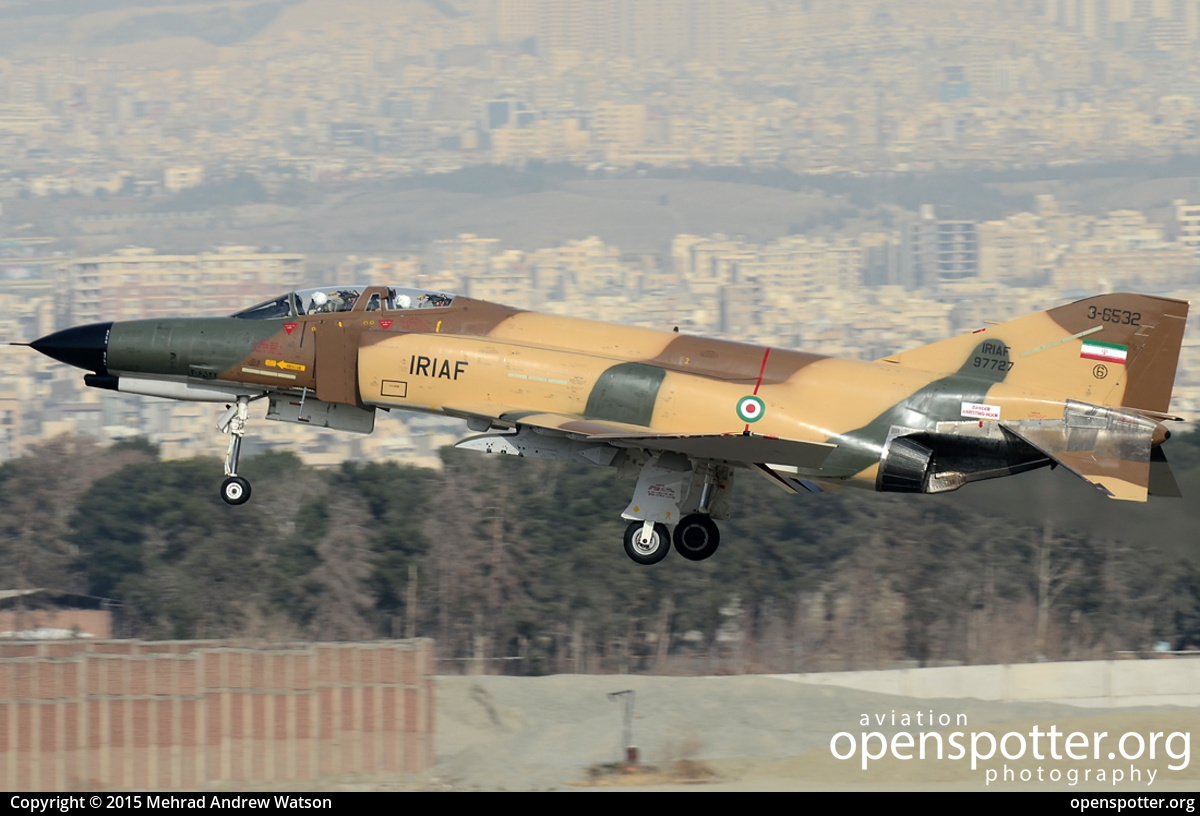 3-6532 - Iran - Air Force McDonnell Douglas F-4E Phantom II at Mehrabad International Airport (THR/OIII) taken by Mehrad Andrew Watson | openspotter.org | ID: 19707